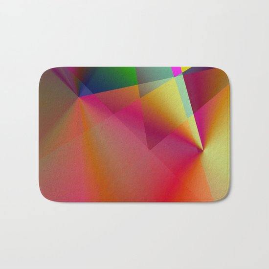 " The color creates the emotion and lets spring the spark of the creation. " Bath Mat