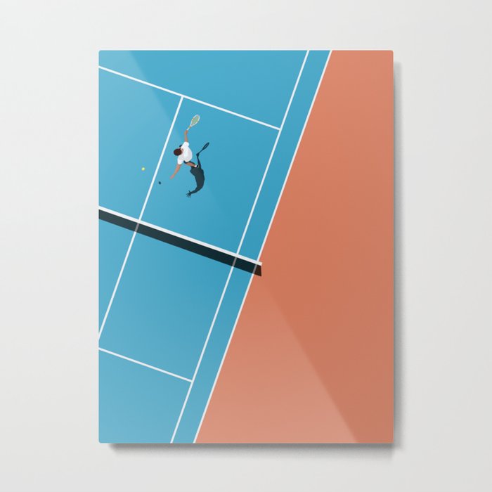 Tennis Mood Metal Print