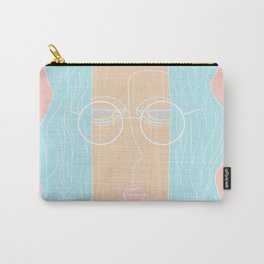 Lady blue Carry-All Pouch