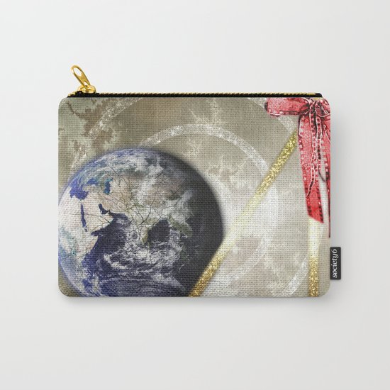 Cosmic Four of Wands Carry-All Pouch