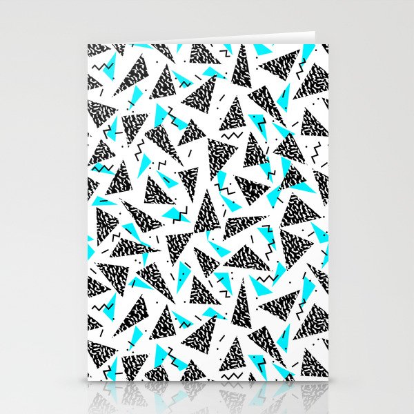 Missy - 80s Retro, Throwback Memphis Inspired Design Stationery Cards