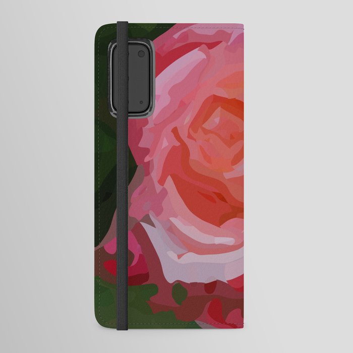 Beautiful Red Rose Picture Android Wallet Case