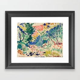 Henri Matisse Landscape at Collioure Framed Art Print