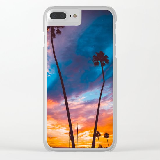 Sunset in California Clear iPhone Case