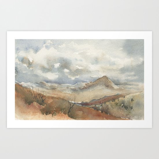Old Stagecoach route to Nutt Art Print