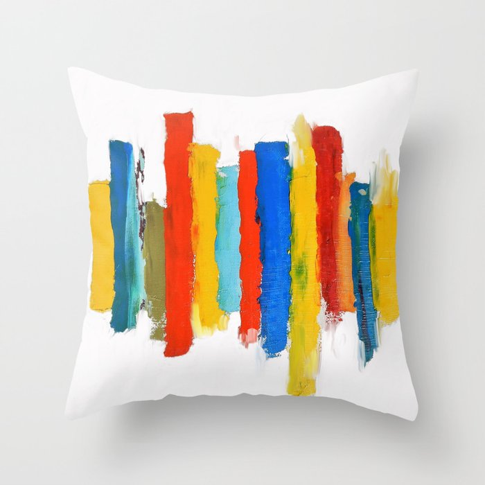 Inequality. Bright abstract. Throw Pillow