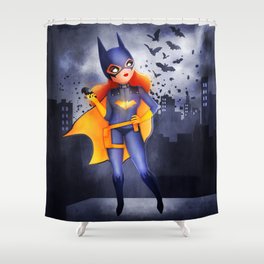 Batgirl Shower Curtain