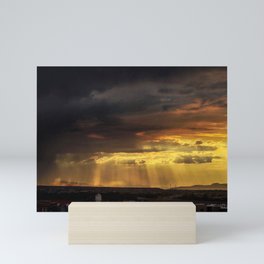 Sunset Thunderstorm Mini Art Print