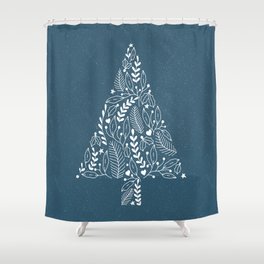 Festive Fir Shower Curtain