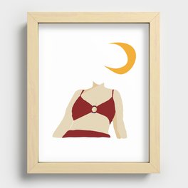 moon and i Recessed Framed Print