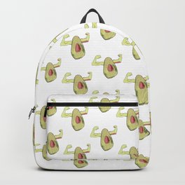 Strong Avocado Backpack | Food, Avocadolovers, Avocadoart, Digital, Avocado, Cute, Graphicdesign, Bestfood, Powerofavocado, Avocadopattern 