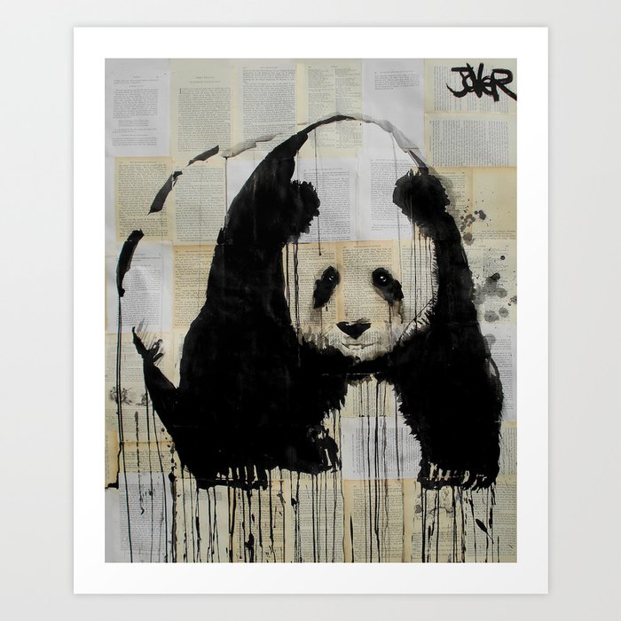 endangered species #1 panda Art Print