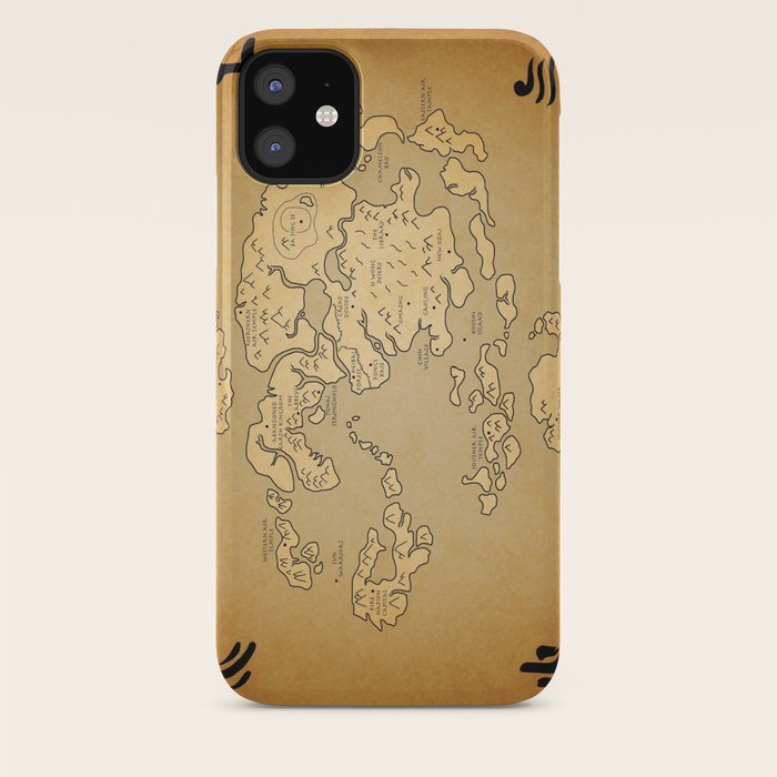 Avatar Last Airbender Map Iphone Case By Kewlzidane Society6