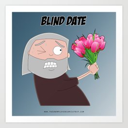 Blind Date Art Print