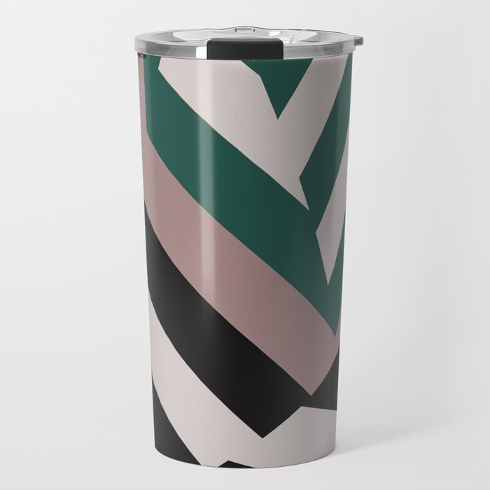 ASDIC/SONAR Dazzle Camouflage Graphic Design Travel Mug