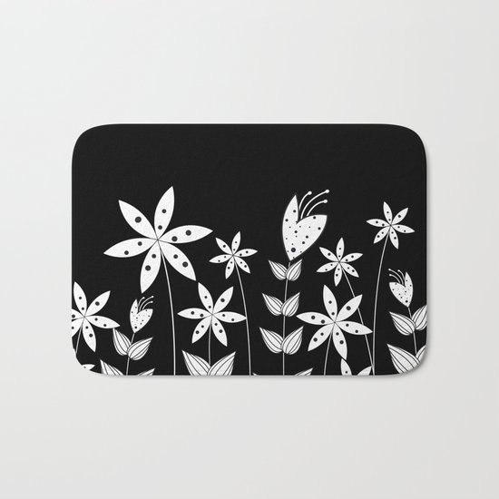Flower garden Bath Mat
