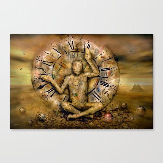 Meditation time Canvas Print