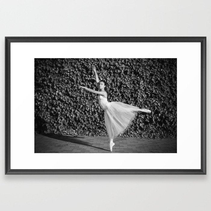Urban ballerina LV Framed Art Print