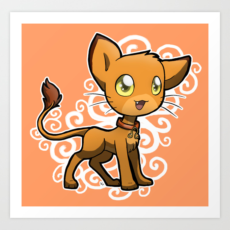 Zodiac Cats Leo Art Print By Oddworldart Society6