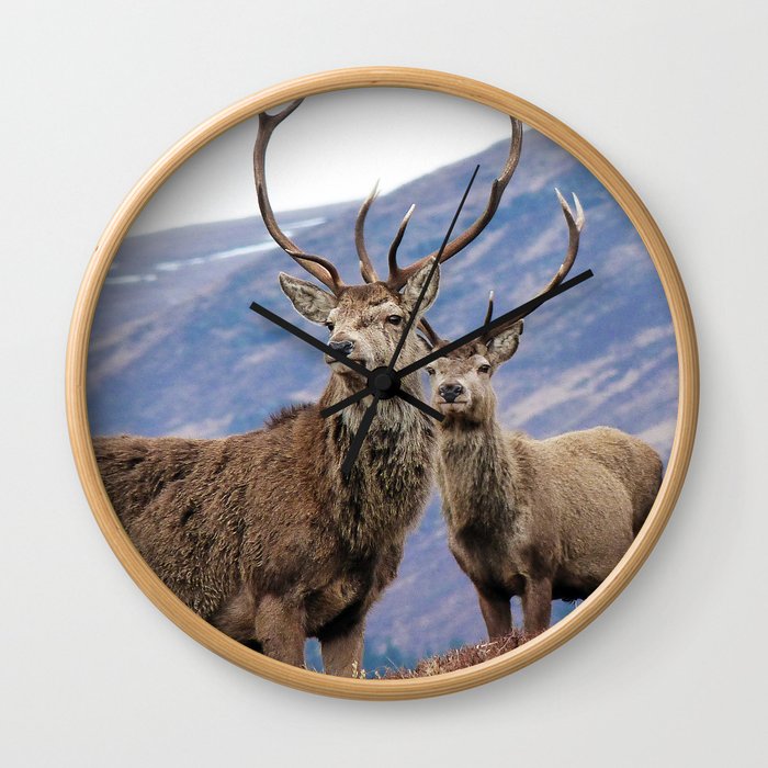 Stags Wall Clock