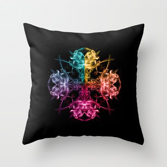 Smoke Art 106 Throw Pillow