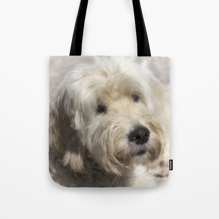 Dog Golden Doodle Tote Bag