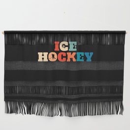 Retro Vintage Ice Hockey Wall Hanging