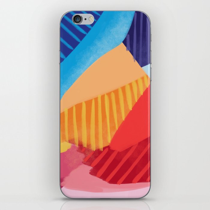 Graphic Colorful Painted Pattern iPhone Skin