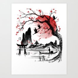 Japanese Landscape Art Prints For Any Decor Style Society6