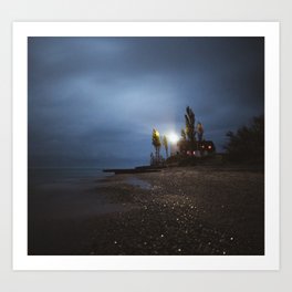 Point Betsie Lighthouse | Sleeping Bear Dunes, Michigan | John Hill Photography Art Print