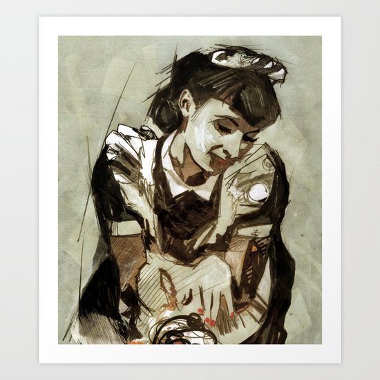 Tarjoilija Art Print