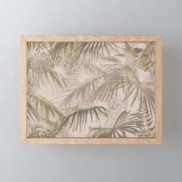Tropically (neutral color)invert Framed Mini Art Print
