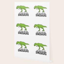 Cute Dinosaurs Wallpaper For Any Decor Style Society6