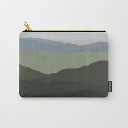 Green Mountainscape Carry-All Pouch
