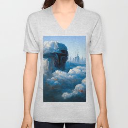 Heavenly City V Neck T Shirt