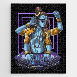 Shiva Psychedelic DJ Jigsaw Puzzle