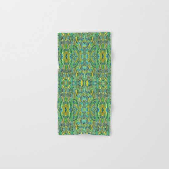 Green leaves Hand & Bath Towel