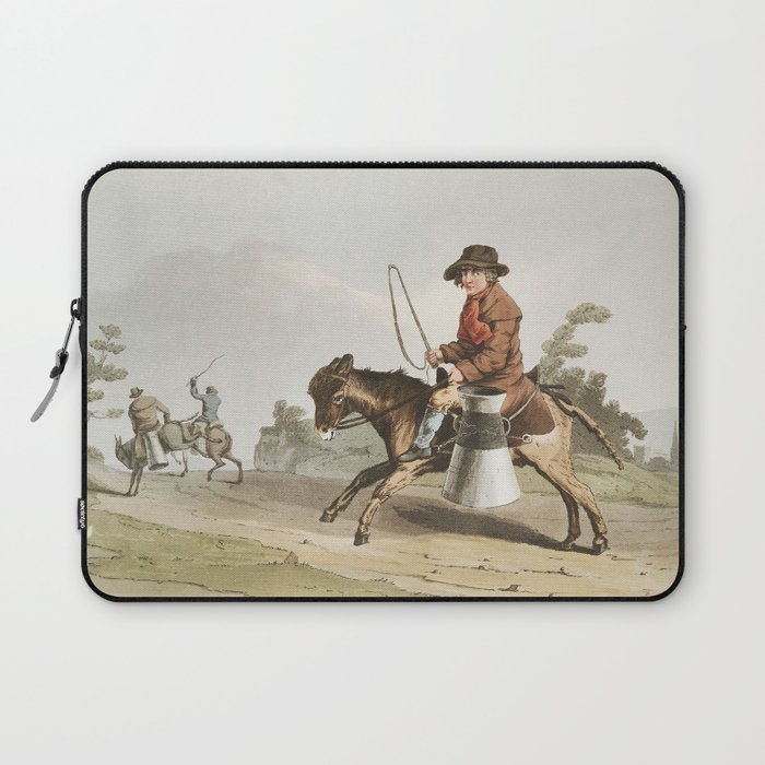 19th century in Yorkshire life man on a horse Laptop Sleeve