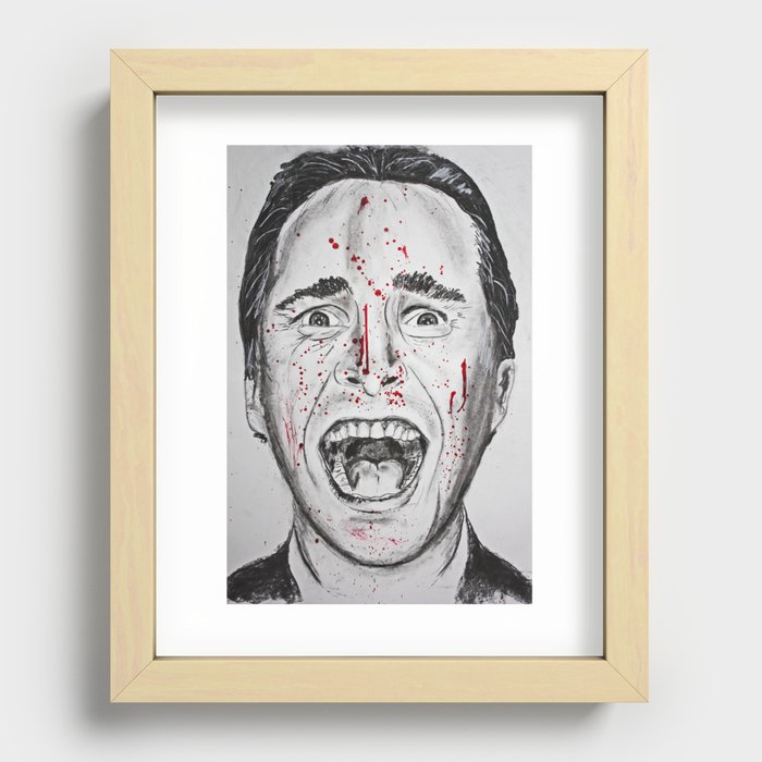 American Psycho Recessed Framed Print
