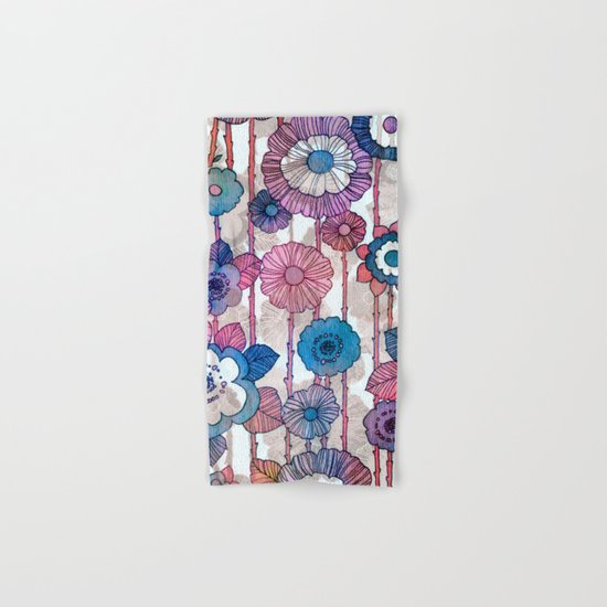 Hanging Flower Garland Hand & Bath Towel