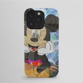 Neo-Pop Art Mouse iPhone Case | Popart, Mouse, Cartoon, Opart, Pattern, Digital, Oil, Acrylic, Illustration, Watercolor 