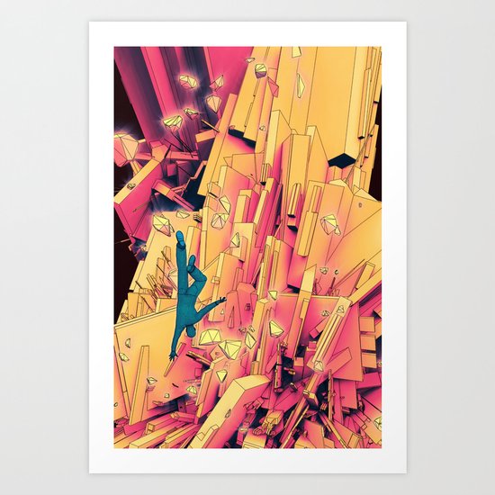 Break Up Art Print