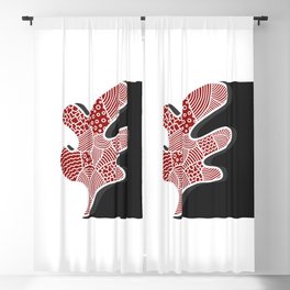 Patterned coral reef 7 Blackout Curtain
