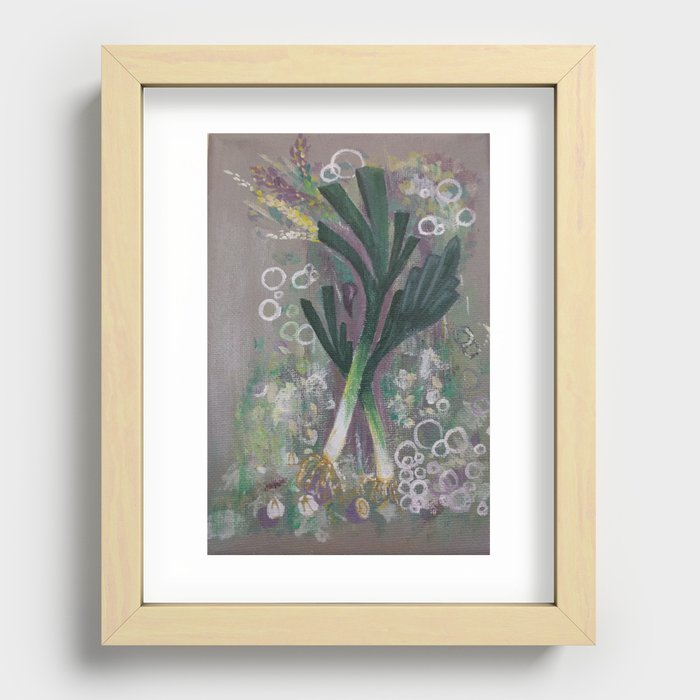 Cool onion Recessed Framed Print