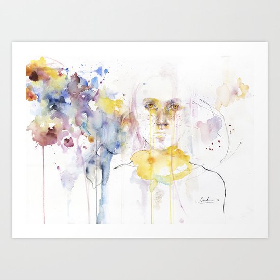 your fading tips Art Print
