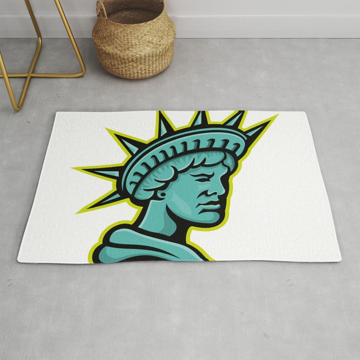 Lady Liberty or Libertas Mascot Rug