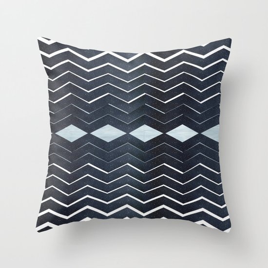 ELEGANT IN BLUE Throw Pillow