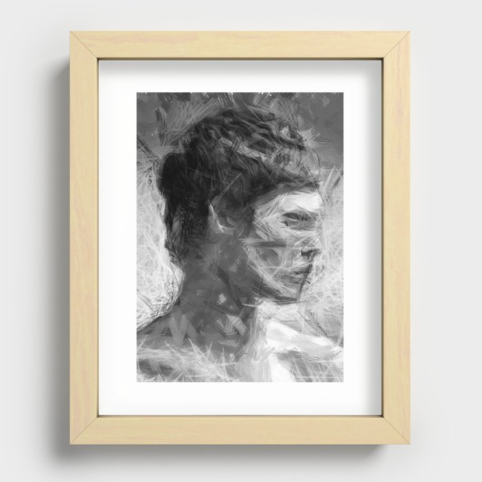 Man from Nowhere Recessed Framed Print