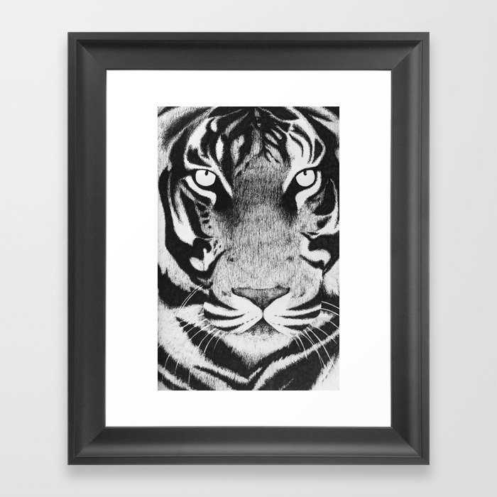 Be a Tiger Framed Art Print