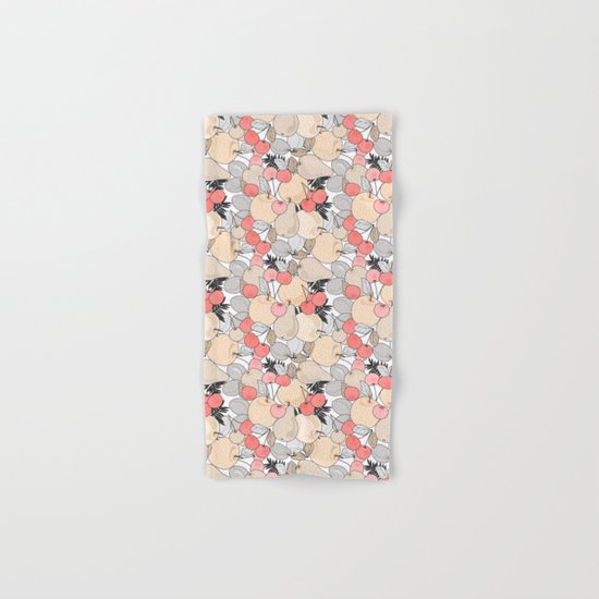 Fruit market . 3 Retro . Hand & Bath Towel
